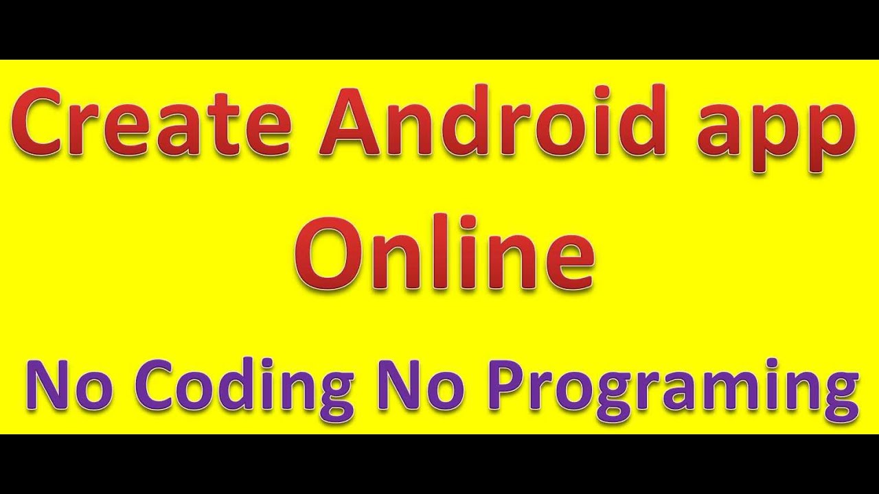 android app creator online